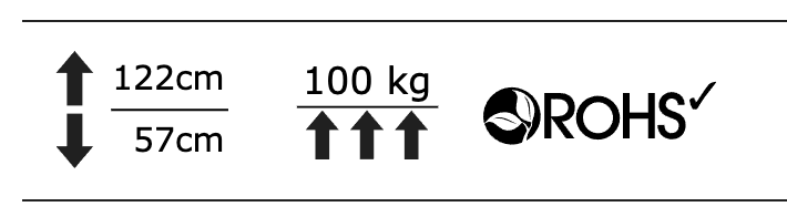 KON37 Elektrisk hev/senk kontorbord