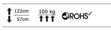 KON37 3-søyle elektrisk hev/senk