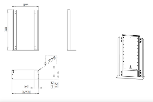 Gulvfeste for TVlift