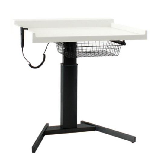Elektrisk hev/senk stellebord for barn