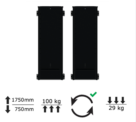 Lift løsning for store skap eller skjermer